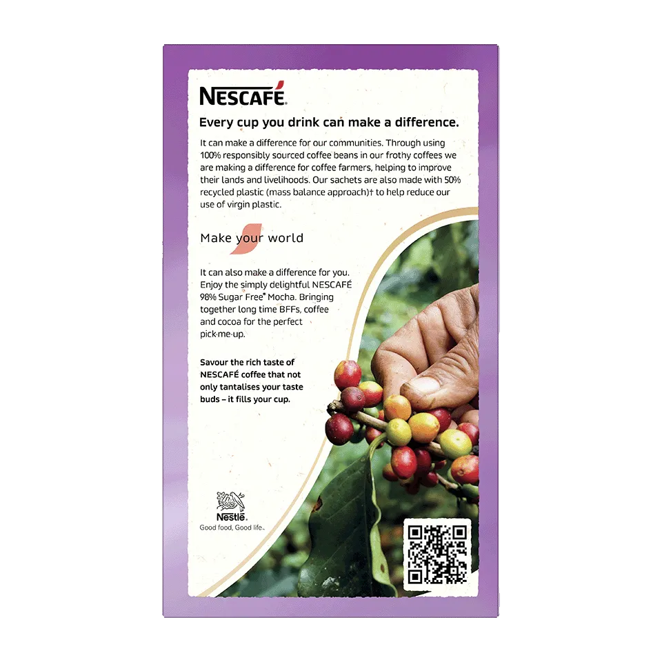 NESCAFÉ® Sugar Free Mocha Sachets | Nescafé AU